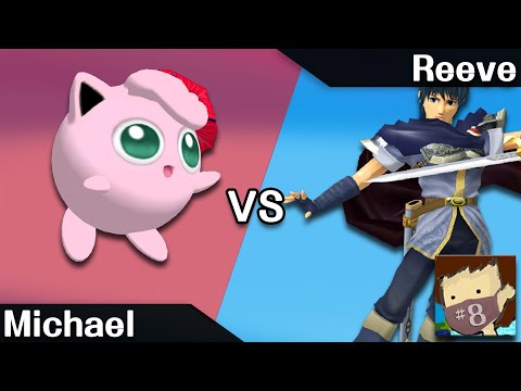 Untitled #8 - Michael (Jigglypuff) vs Reeve (Marth) - Melee Winners Semis