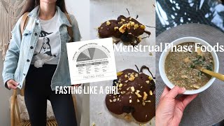 FASTING FOR FAT LOSS / CYCLE SYNCING FOODS MENSTRUAL PHASE