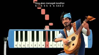 Download lagu Not Pianika Keris Sakti - Upin Ipin mp3