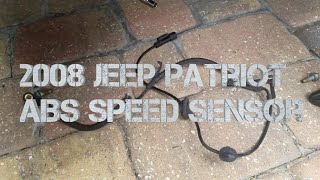 2008 Jeep Patriot Sport ABS speed sensor replacement