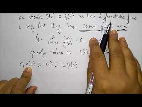Asymptotic notation | Theta notation | Design Algorithms | Lec 8 | Bhanu Priya