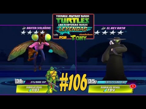 Tortugas Ninja Leyendas "Cap. 106 - Baxter Volador (4 **** plata) y Rey Rata (4 **** plata)" Tony