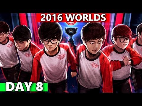 WORLDS 2016 DAY 8 ALL GAMES HIGHLIGHTS