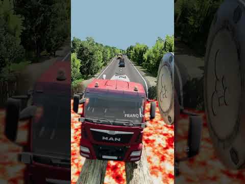 Cars Huge Bollard Lava Crush – BeamNG.drive