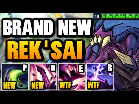 TARZANED TRIES THE NEW REWORKED REK'SAI! (RIOT COMPLETELY BROKE HIM)
