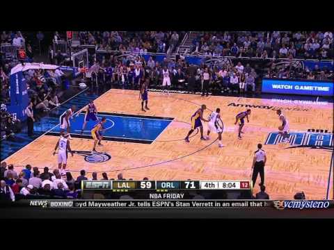 Dwight Howard 21pts-23reb vs Lakers (01.20.2012)