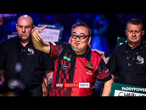 Mitsuhiko Tatsunami brings the vibes to Ally Pally with EPIC walk-on 🕺