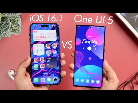 Samsung One UI 5.0 vs iOS 16.1 Comparison - FINALLY Samsung WINS?