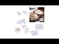 Moules à raviolis Lot de 9 Blanc - Matière plastique - 22 x 4 x 18 cm