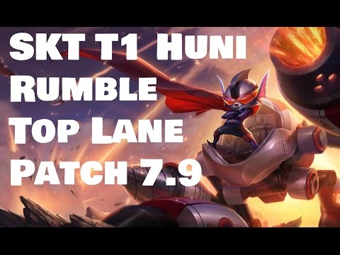 SKT T1 Huni - Rumble vs Kayle Patch 7.9