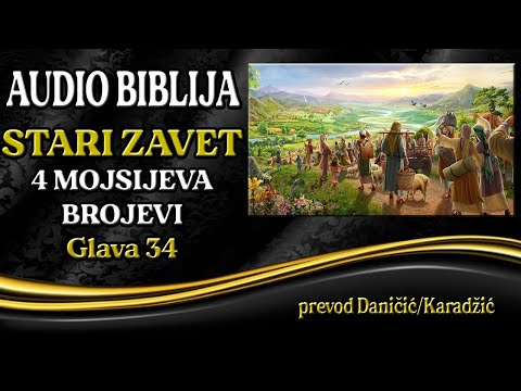 4 Mojsijeva 34 glava - Brojevi - Audio Biblija - Granice zemlje Hananske
