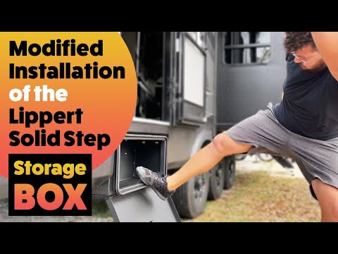 Lippert Solid Step Storage Box Installation & Review + RV Step Removal