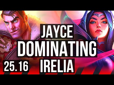 JAYCE vs IRELIA (TOP) | 7/1/6, Dominating | KR Master | 25.16