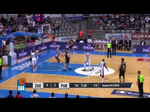 ABA Liga 2017/18 highlights, Round 4: Zadar - Partizan NIS (14.10.2017) 964