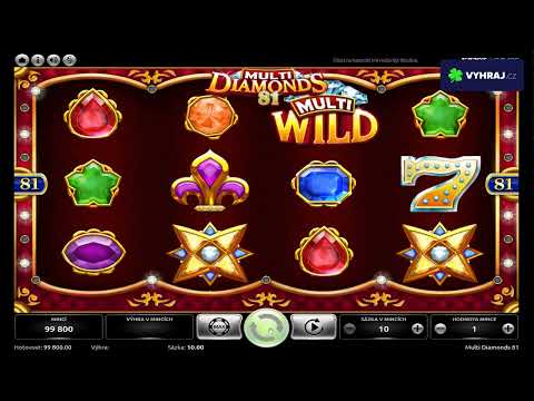 Automat Multi Diamonds 81 od společnosti Kajot 🎰 [DEMO HRA PRO ZÁBAVU]