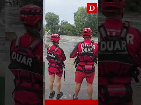 La creciente obligó a cortes de puentes en Mina Clavero y Villa Cura Brochero