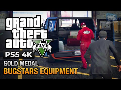 GTA 5 PS5 - Mission #15 - Bugstars Equipment [Gold Medal Guide - 4K 60fps]
