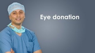 How can one make eye donation?
