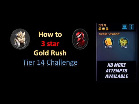 Gold Rush Tier 14 Challenge - Marvel Strike Force