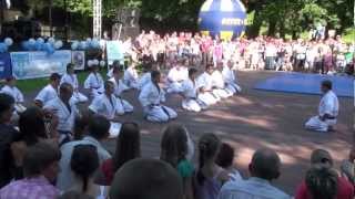 preview picture of video 'Przeworski Klub Karate Kyokushinkai pokaz 2012 06 24'
