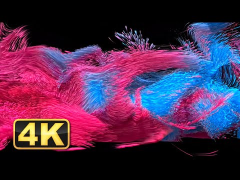 4K Hypnotic Particle Waves | Relaxing Meditation Music for Deep Sleep & Stress Relief