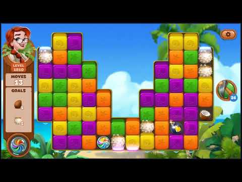 Lost Island Blast Adventure Level 1810 - NO BOOSTERS 🏝️ | SKILLGAMING ✔️