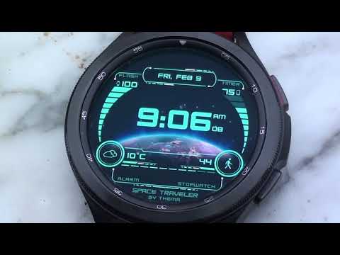 Space Traveler Watch Face Video