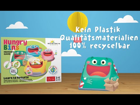 Gesellschaftsspiel  Wir lernen recyceln (3 - 6 Jahre)