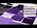 How to Dye Fabric: Rit DyeMore Synthetic Dye