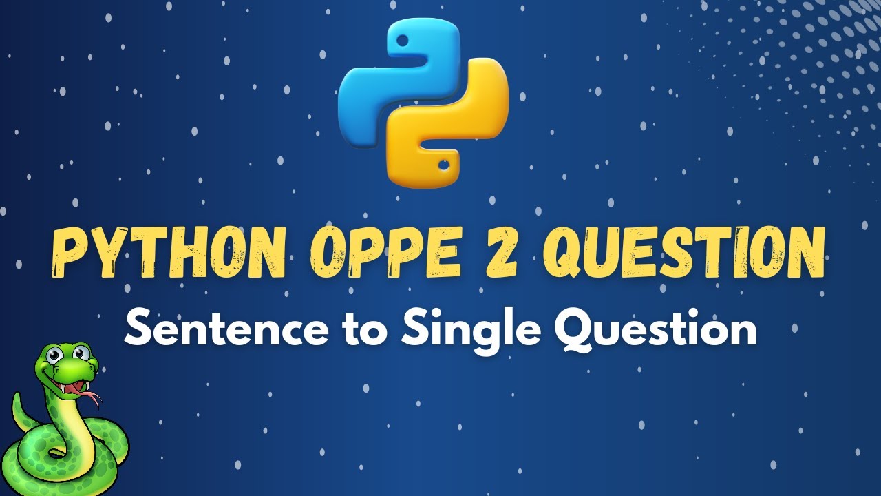 Converting Sentences to Single Units in Python: A Step-by-Step Guide ...