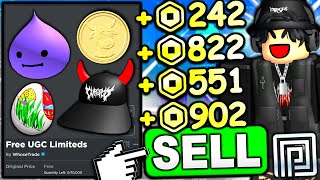 Selling Free Limiteds For Robux!!! (MAKING A PROFIT) [ROBLOX]