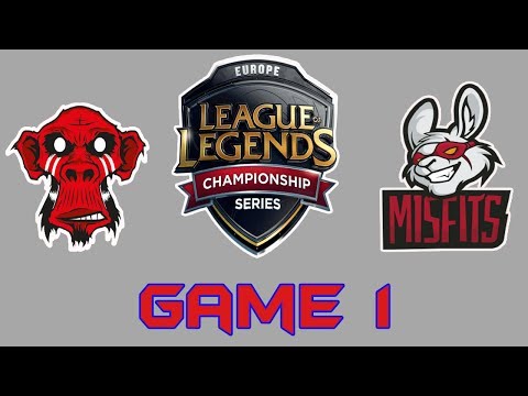 [EU LCS Summer 2017 W7D2] MSF vs MM Game 1 Highlights | Misfits vs Mysterious Monkeys