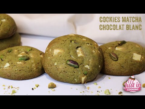 Matcha White Chocolate Cookies
