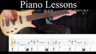 Piano Lessons (Porcupine Tree) - Bass Cover (With Tabs) by Leo Düzey