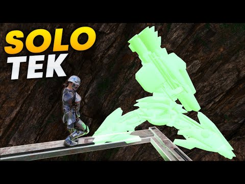 SOLO Upgrading My Broken Fjordur Rathole To Tek - ARK