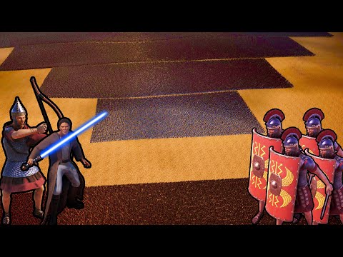 20 MILLION ROMAN SOLDIERS vs 100,000 JEDI KNIGHTS + 200,000 ROMAN ARCHERS | UEBS 2