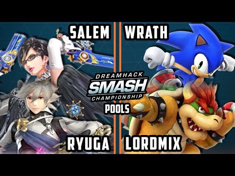 DHATL 17 Smash 4 - Salem & Ryuga Vs. Wrath & Lord Mix Doubles Pools WF - Smash Wii U