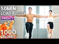 FAT BURNING 50MIN SWEATY LOWER BODY WORKOUT