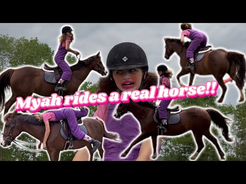 MYAH’S RIDING JOURNEY *so far 😏* | Myah videos | WisteriasWorld