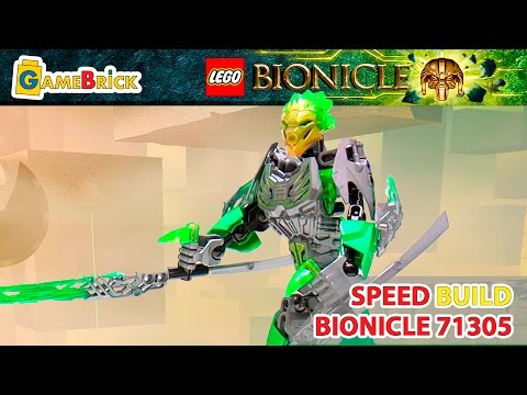 LEGO Bionicle 2016 LEWA - UNITER OF JUNGLE  speed build review! 71305 [GameBrick]