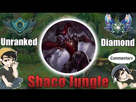 Unranked to Diamond - Ep. 3 - Shaco Jungle (Placementmatch #3) w/ Commentary