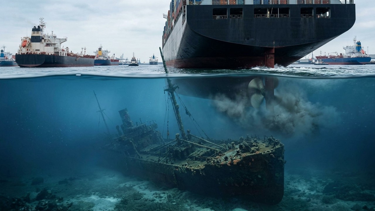Why Hundreds of Shipwrecks Threaten the World's Busiest Waterways