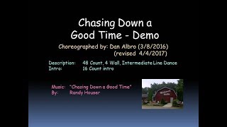 Chasing Down A Good Time   Demo