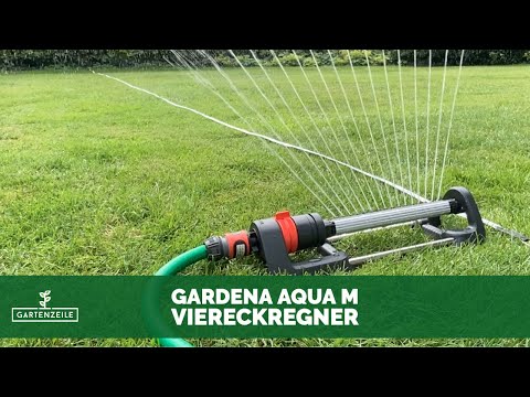 Gardena Aqua M Rasensprenger im Test! Was taugt der günstige Viereckregner von Gardena?