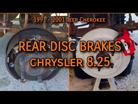 Jeep Cherokee: Rear Disc Brake Swap - KJ/ZJ No Welding; Bolt-on Conversion ['91-'01 XJ]