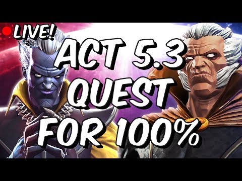 Act 5 Chapter 3 - Quest for 100% Part 1 - Marvel Contest Of Champions