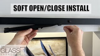 Soft Open / Soft Close Mechanism Installation for our Black Metal Framed Barn Doors