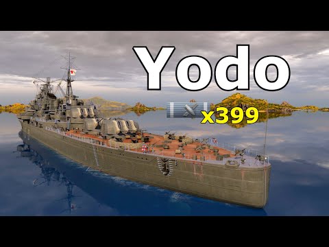 World of WarShips Yodo - 4 Kills 305K Damage | NEW SHIP