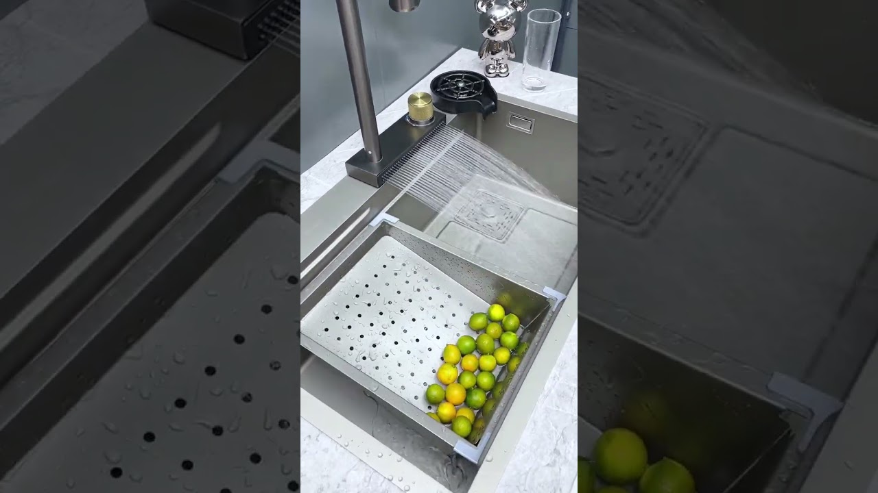 gun metal color kitchen sink