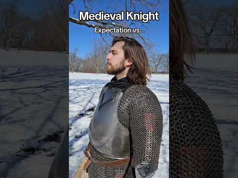 Medieval Knight: Expectation vs Reality #knight #medieval #armor #hema #history #memes